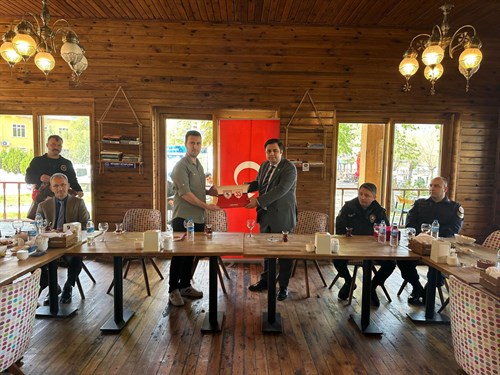İlçe Jandarma Komutanı Teğmen Burak AKKAYA'ya Veda Programı